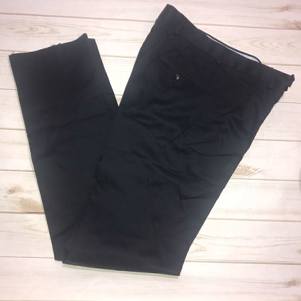 NEW! Black Saks Fifth Ave Navy Blue Hyde Pant-32R
